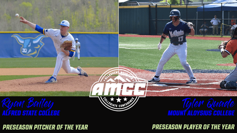 AMCC COACHES PICK ALFRED STATE TO FINISH AT TOP OF BASEBALL STANDINGS