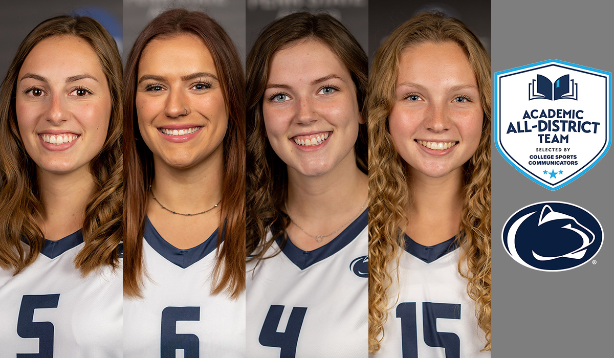FOUR WOMEN'S VOLLEYBALL PLAYERS NAMED TO ACADEMIC ALL-DISTRICT TEAM